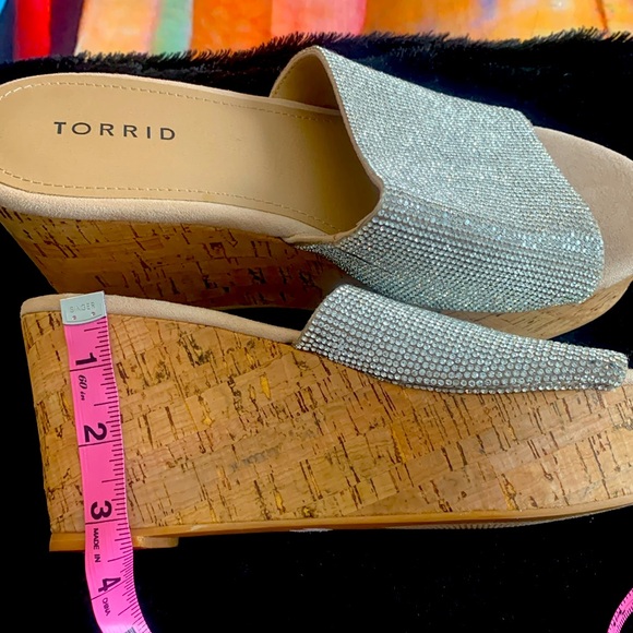 Torrid Rhinestone Wedges - Picture 3 of 3